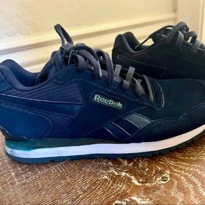 Reebok Navy Suede/Nylon shoes. Size 7.5